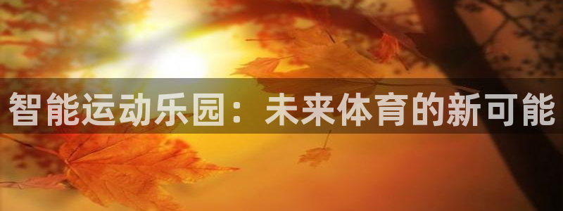 k1体育网站登录官网：智能运动乐园：未来体育的新可能